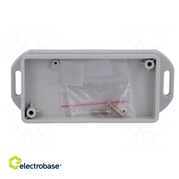Enclosure: multipurpose | X: 40mm | Y: 80mm | Z: 15mm | with fixing lugs image 9