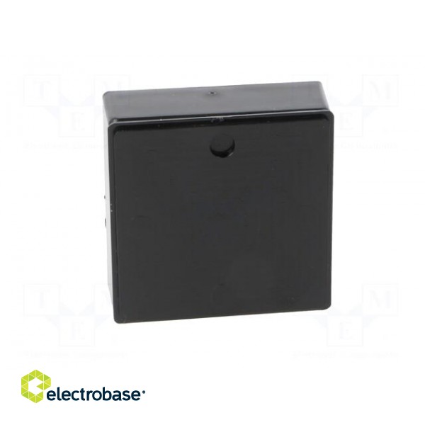 Enclosure: multipurpose | X: 44mm | Y: 44mm | Z: 15mm | vented | ABS | black image 4