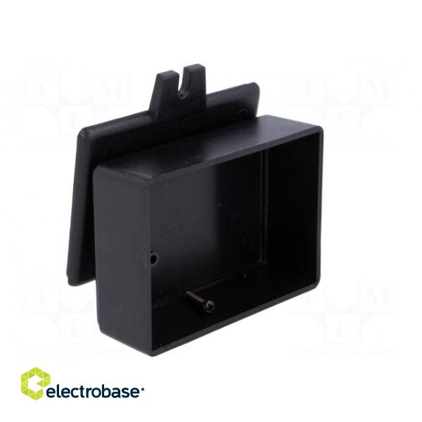 Enclosure: multipurpose | X: 48.5mm | Y: 68mm | Z: 25mm | ABS | black image 2