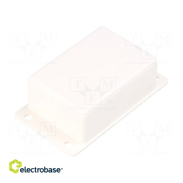 Enclosure: multipurpose | X: 48mm | Y: 86mm | Z: 26mm | ABS | white image 1
