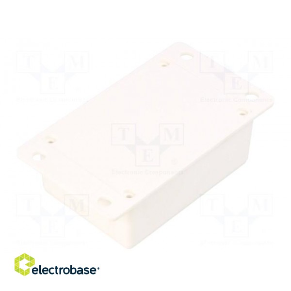 Enclosure: multipurpose | X: 48mm | Y: 86mm | Z: 26mm | ABS | white image 2
