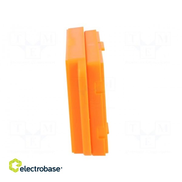 Enclosure: multipurpose | X: 50.4mm | Y: 70mm | Z: 17mm | ABS | orange image 3