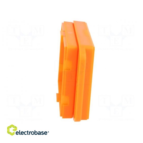 Enclosure: multipurpose | X: 50.4mm | Y: 70mm | Z: 17mm | ABS | orange image 7