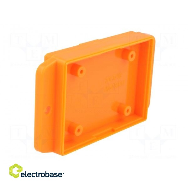Enclosure: multipurpose | X: 50.4mm | Y: 70mm | Z: 17mm | ABS | orange image 8