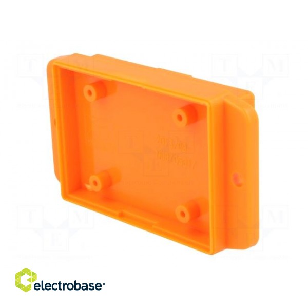Enclosure: multipurpose | X: 50.4mm | Y: 70mm | Z: 17mm | ABS | orange image 2
