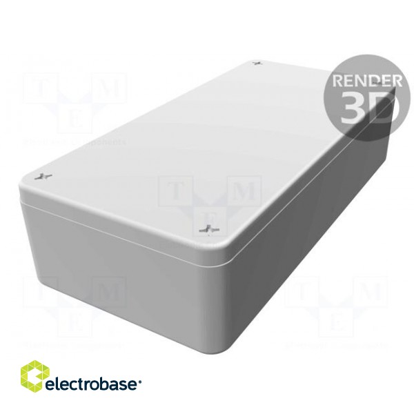 Enclosure: multipurpose | X: 50mm | Y: 101mm | Z: 25mm | 1590 | aluminium