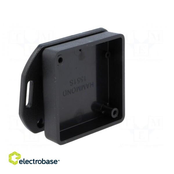 Enclosure: multipurpose | X: 50mm | Y: 50mm | Z: 15mm | with fixing lugs image 2