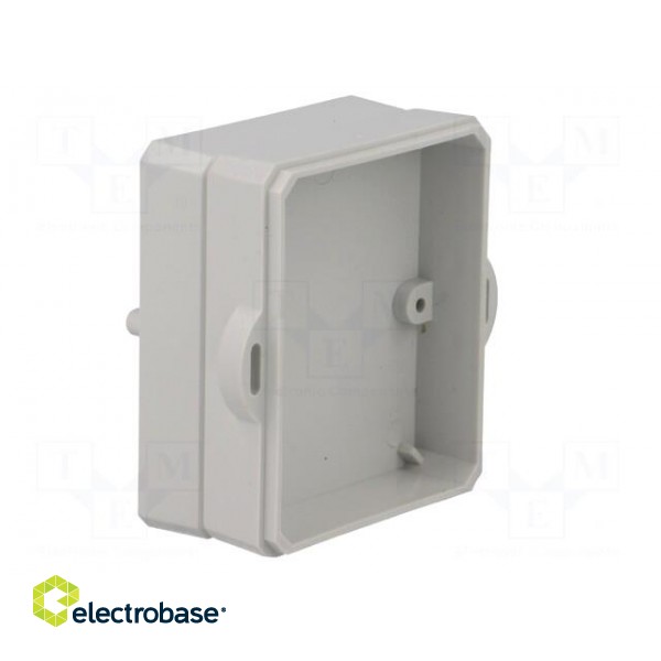 Enclosure: multipurpose | X: 50mm | Y: 58mm | Z: 26mm | with fixing lugs image 2