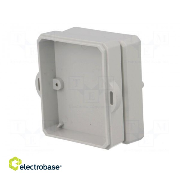 Enclosure: multipurpose | X: 50mm | Y: 58mm | Z: 26mm | with fixing lugs image 4