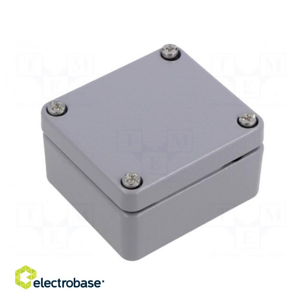 Enclosure: multipurpose | X: 58mm | Y: 64mm | Z: 34mm | AL | aluminium image 1