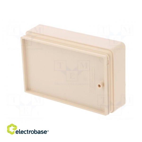Enclosure: multipurpose | X: 58mm | Y: 90mm | Z: 22mm | ABS | ivory image 9