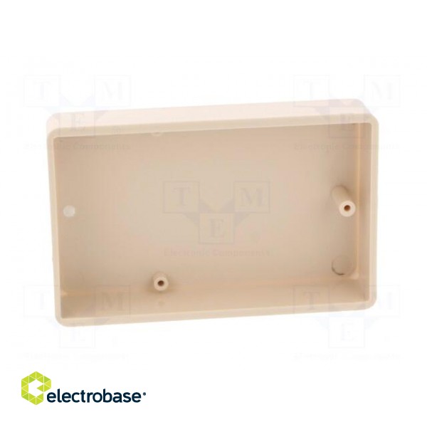 Enclosure: multipurpose | X: 58mm | Y: 90mm | Z: 22mm | ABS | ivory фото 4