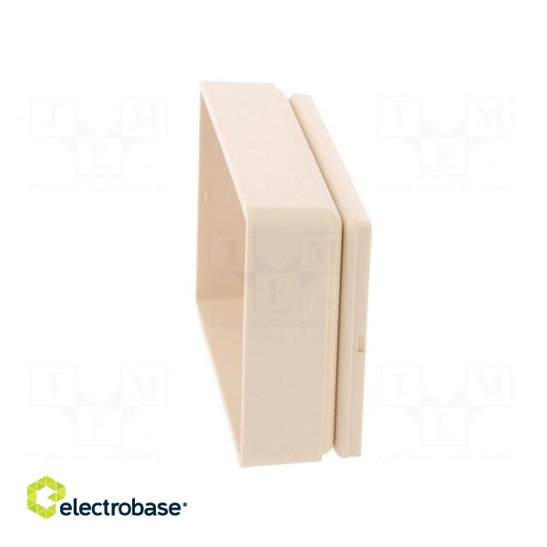 Enclosure: multipurpose | X: 58mm | Y: 90mm | Z: 22mm | ABS | ivory image 6