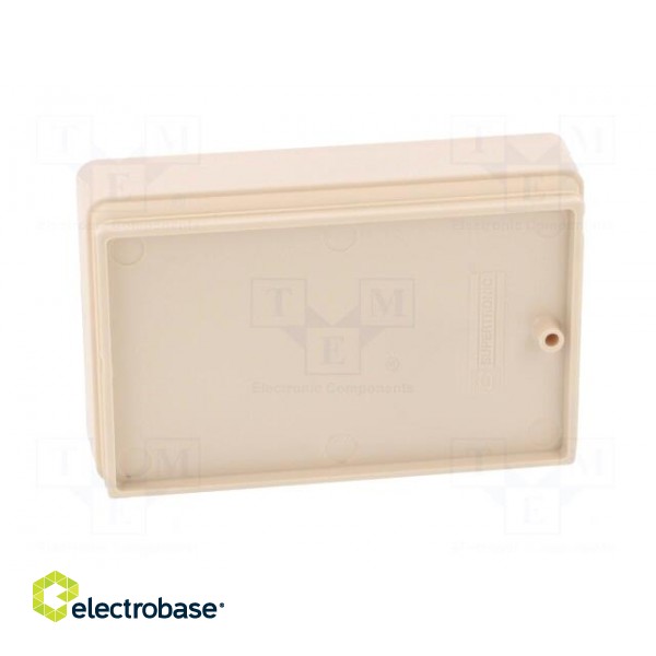 Enclosure: multipurpose | X: 58mm | Y: 90mm | Z: 22mm | ABS | ivory image 8
