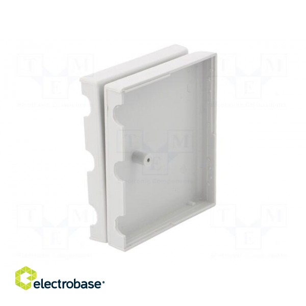 Enclosure: multipurpose | X: 60mm | Y: 68mm | Z: 20mm | with hole | ABS image 3