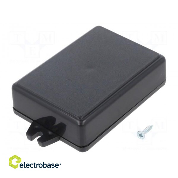 Enclosure: multipurpose | X: 60mm | Y: 84mm | Z: 23mm | with fixing lugs image 1