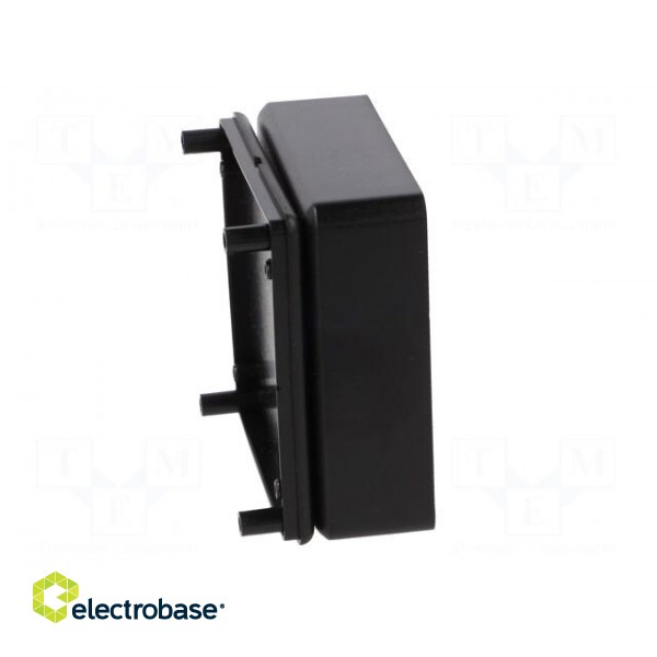 Enclosure: multipurpose | X: 71mm | Y: 71mm | Z: 27mm | ABS | black image 10