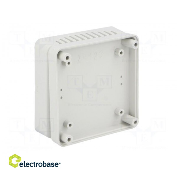 Enclosure: multipurpose | X: 75.8mm | Y: 75.8mm | Z: 30mm | vented | ABS image 2