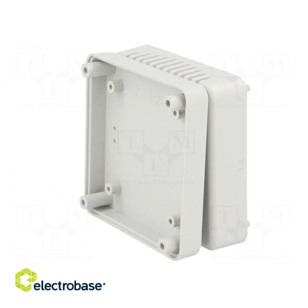 Enclosure: multipurpose | X: 75.8mm | Y: 75.8mm | Z: 30mm | vented | ABS image 4