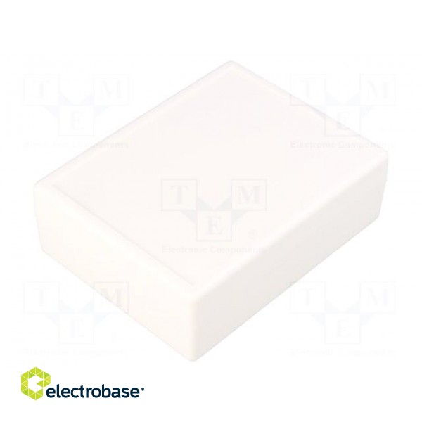 Enclosure: multipurpose | X: 86mm | Y: 109mm | Z: 36mm | ABS | white image 2