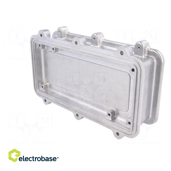 Enclosure: multipurpose | X: 96mm | Y: 192mm | Z: 45mm | aluminium | IP67 image 8