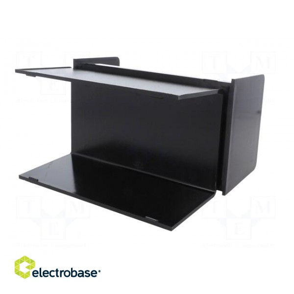 Enclosure: multipurpose | X: 99mm | Y: 170mm | Z: 74mm | WALL | ABS | black фото 9