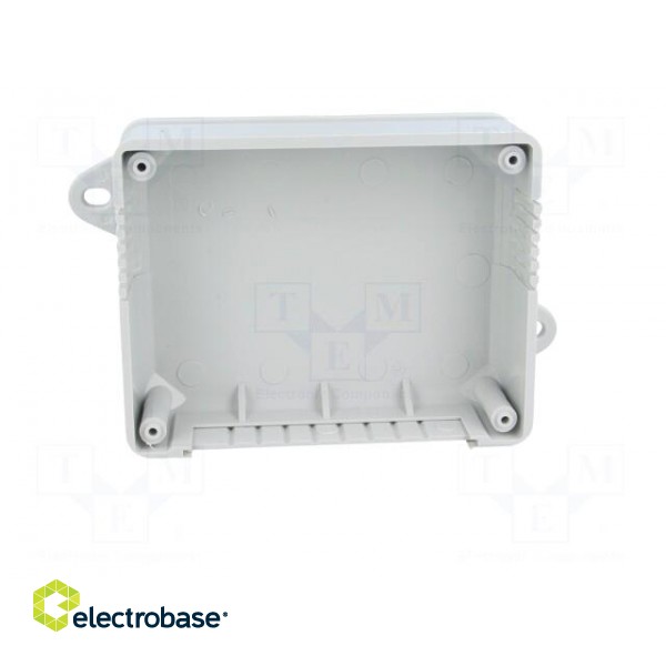 Enclosure: wall mounting | X: 90mm | Y: 115mm | Z: 37mm | ABS | grey image 4