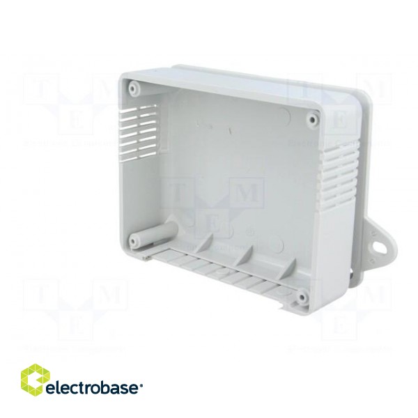 Enclosure: wall mounting | X: 90mm | Y: 115mm | Z: 37mm | ABS | grey image 5