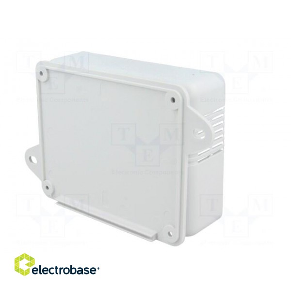 Enclosure: wall mounting | X: 90mm | Y: 115mm | Z: 37mm | ABS | grey image 9