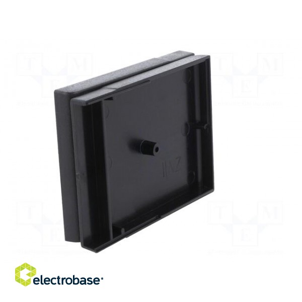 Enclosure: with panel | X: 69mm | Y: 90.5mm | Z: 19mm | ABS | black image 3