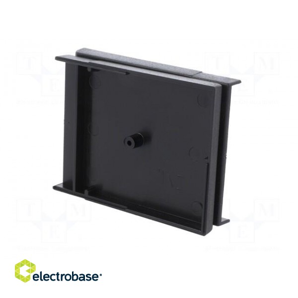 Enclosure: with panel | X: 69mm | Y: 90.5mm | Z: 19mm | ABS | black image 5