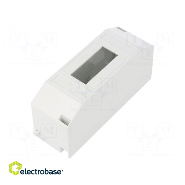 Enclosure: for modular components | IP20 | white | No.of mod: 2 | 400V фото 1