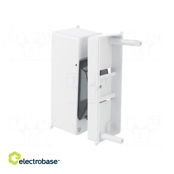 Enclosure: for modular components | IP20 | white | No.of mod: 2 | 400V фото 3