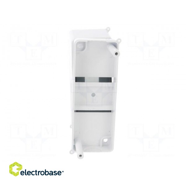 Enclosure: for modular components | IP20 | white | No.of mod: 2 | 400V фото 4
