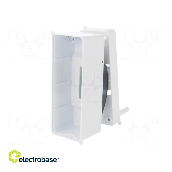 Enclosure: for modular components | IP20 | white | No.of mod: 2 | 400V фото 9