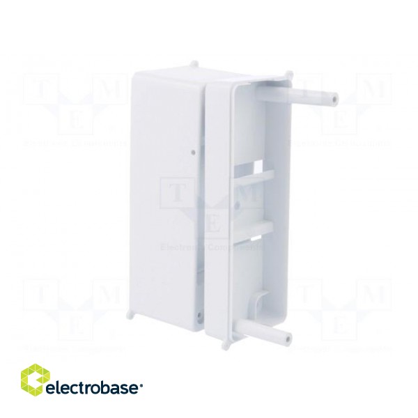 Enclosure: for modular components | IP20 | white | No.of mod: 2 | 400V фото 3