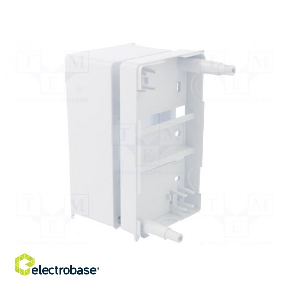 Enclosure: for modular components | IP20 | white | No.of mod: 3 | 400V фото 3