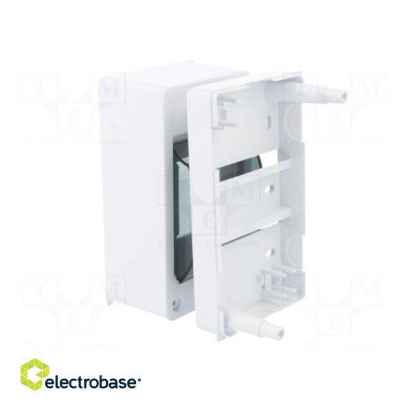 Enclosure: for modular components | IP20 | white | No.of mod: 3 | 400V фото 4