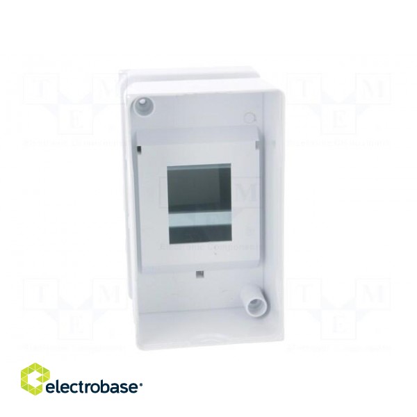 Enclosure: for modular components | IP20 | white | No.of mod: 3 | 400V фото 9