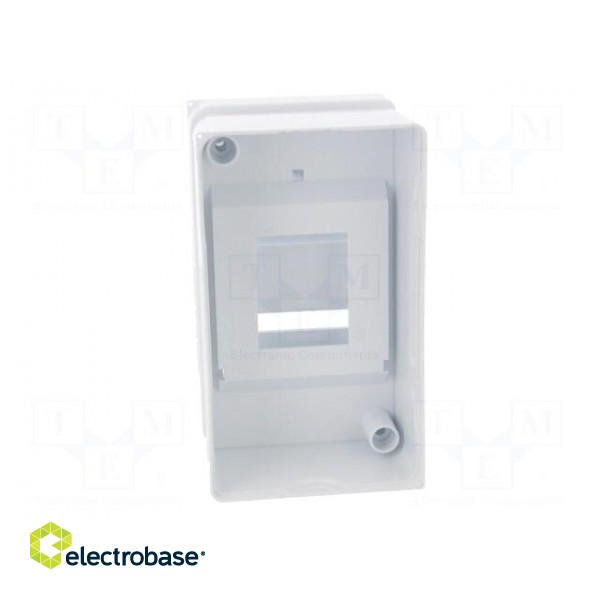 Enclosure: for modular components | IP20 | white | No.of mod: 3 | 400V фото 8