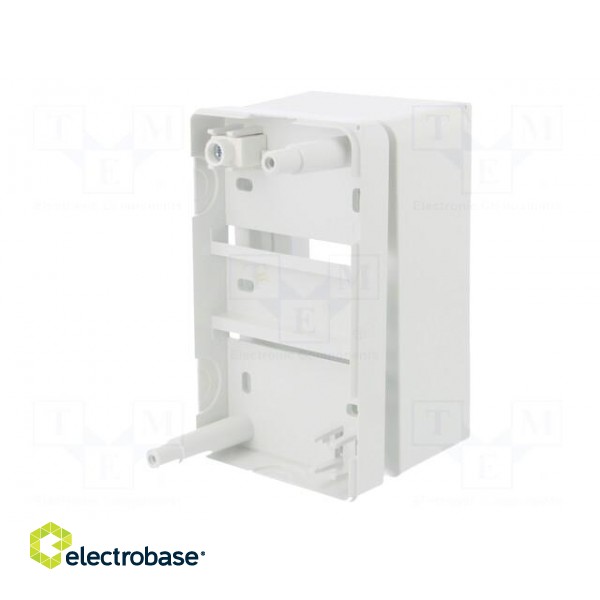 Enclosure: for modular components | IP20 | white | No.of mod: 3 | 400V фото 5