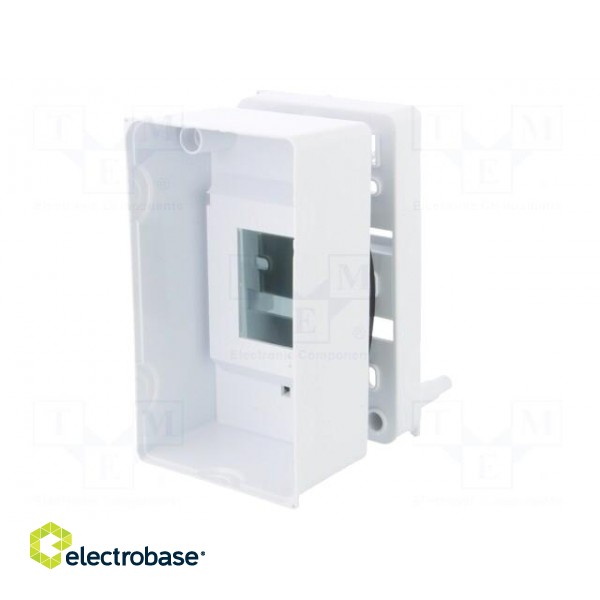 Enclosure: for modular components | IP20 | white | No.of mod: 3 | 400V фото 10