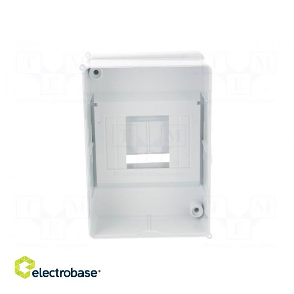 Enclosure: for modular components | IP20 | white | No.of mod: 4 | 400V фото 8