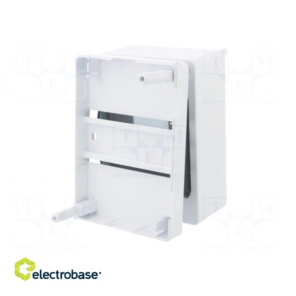 Enclosure: for modular components | IP20 | white | No.of mod: 4 | 400V фото 5