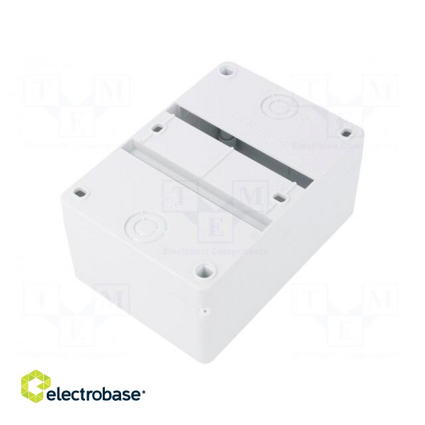 Enclosure: for modular components | IP20 | white | No.of mod: 4 | 400V фото 2