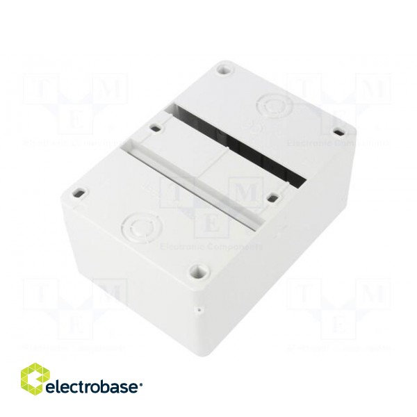 Enclosure: for modular components | IP20 | white | No.of mod: 4 | 400V фото 2