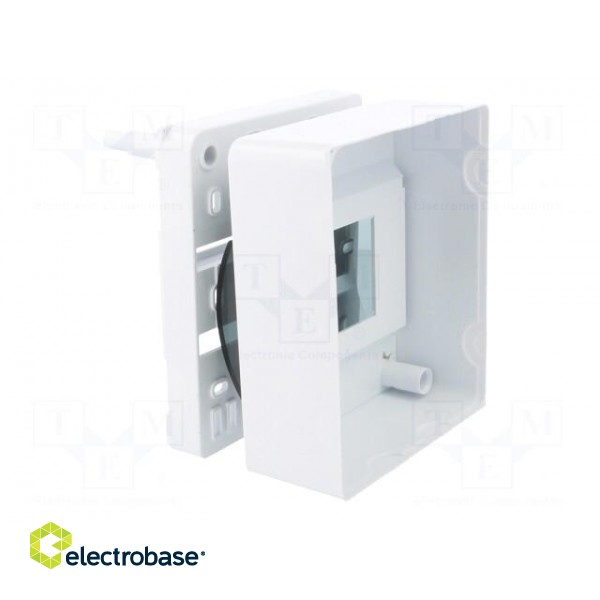 Enclosure: for modular components | IP20 | white | No.of mod: 5 | 400V фото 7