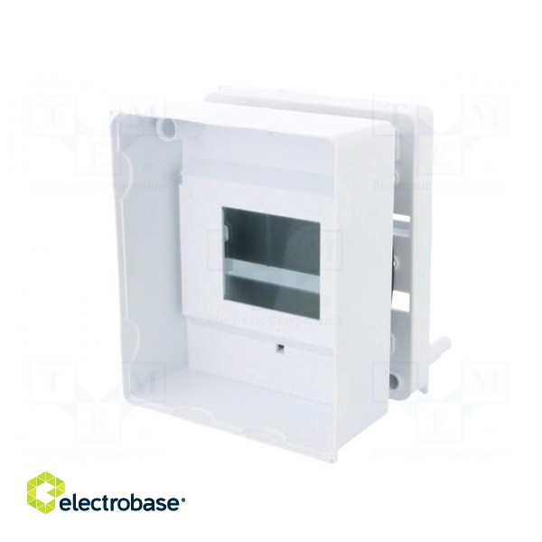 Enclosure: for modular components | IP20 | white | No.of mod: 5 | 400V фото 9