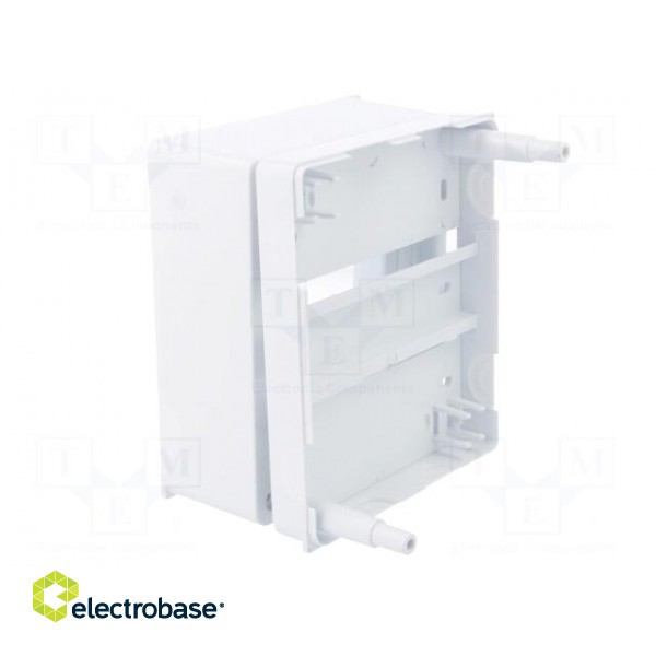 Enclosure: for modular components | IP20 | white | No.of mod: 5 | 400V фото 3