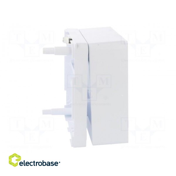 Enclosure: for modular components | IP20 | white | No.of mod: 5 | 400V фото 6